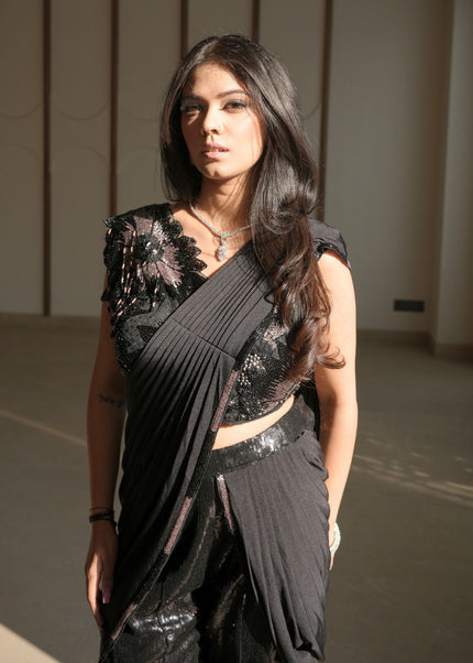 Pure Georgette Outfit with Heavy Handwork