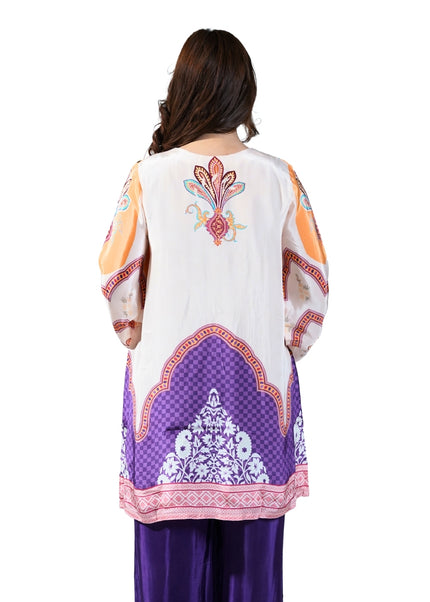 Printed Crepe Coord Set