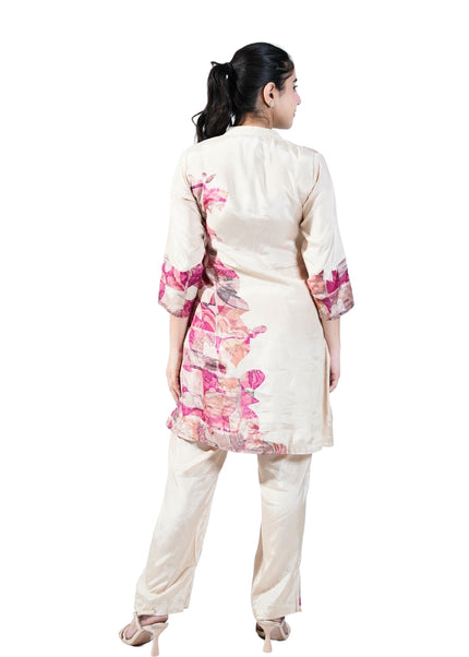 Printed Crepe Coord Set