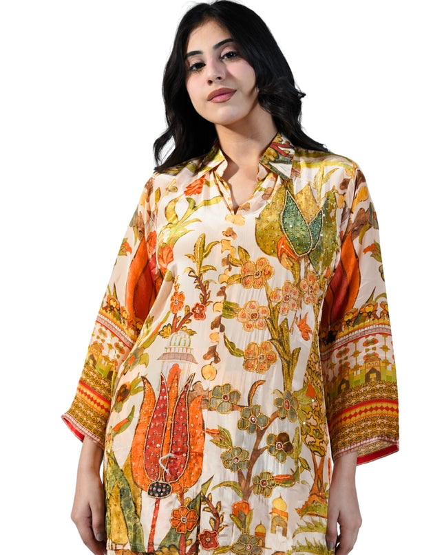 Crepe Print Coord Set