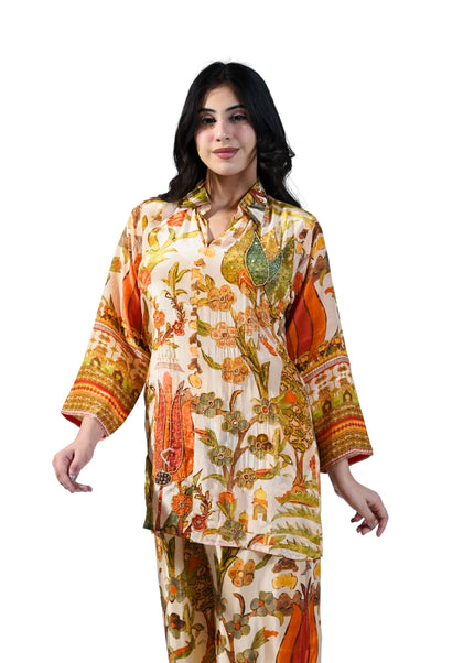 Crepe Print Coord Set