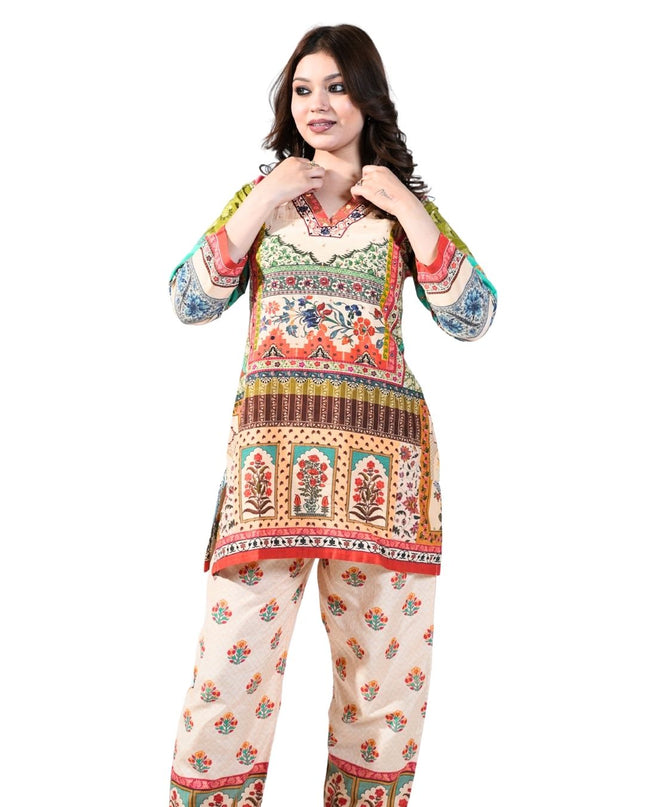 Crepe Printed Coord Set