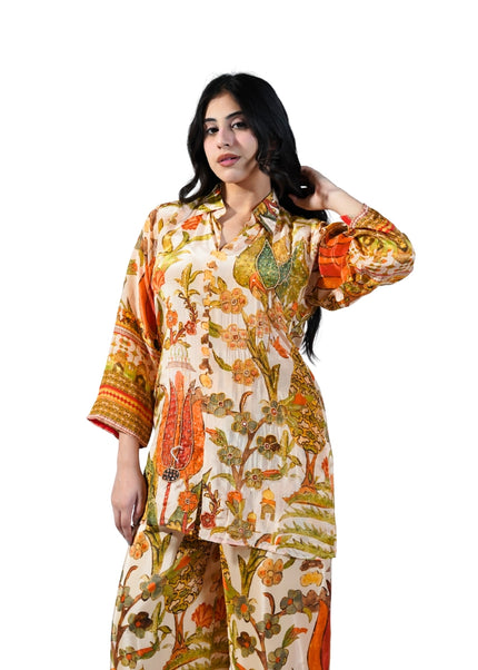 Crepe Print Coord Set