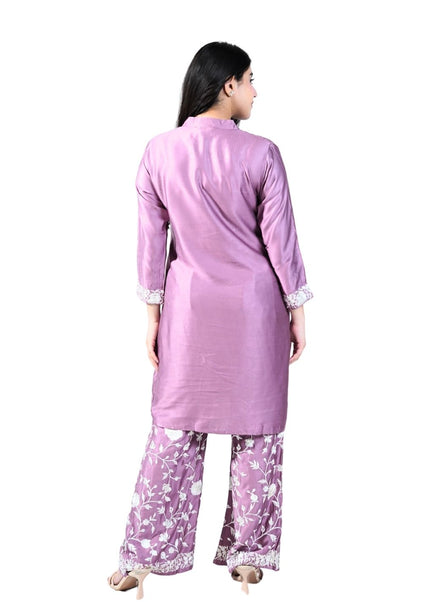 Cotton Muslin Embroided Threadwork Coord Set