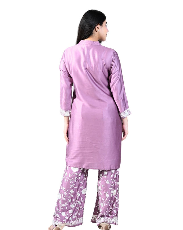 Cotton Muslin Embroided Threadwork Coord Set