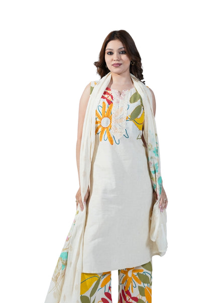 Cotton Printed Coord Set with Dupatta