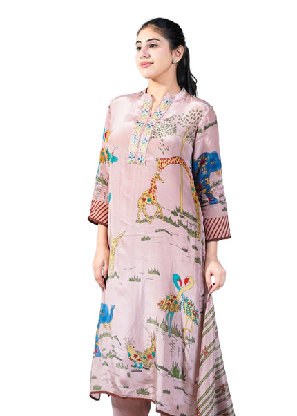 Cotton Embroided Kurta Set