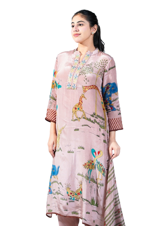 Cotton Embroided Kurta Set