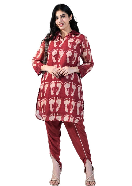 Printed Linen Coord set