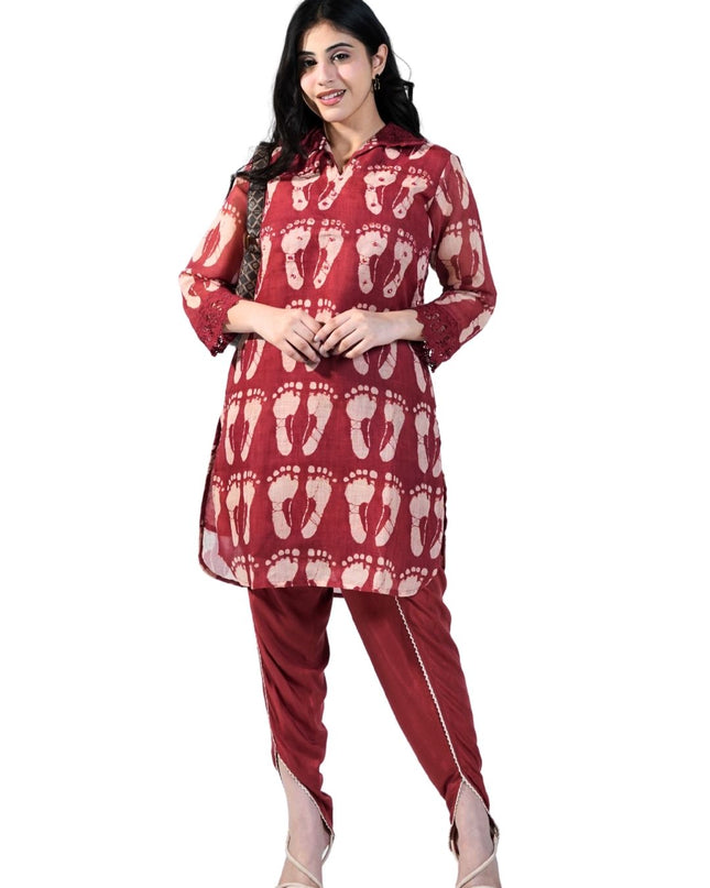 Printed Linen Coord set