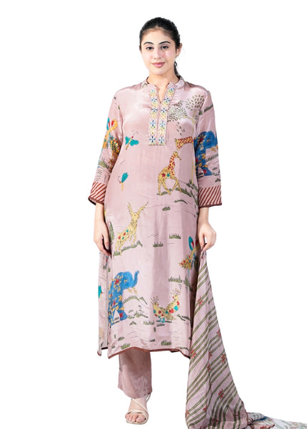 Cotton Embroided Kurta Set