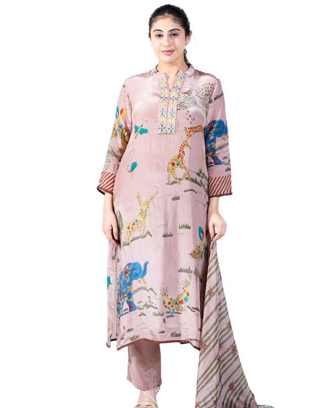 Cotton Embroided Kurta Set