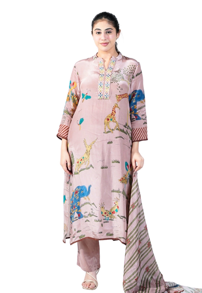 Cotton Embroided Kurta Set