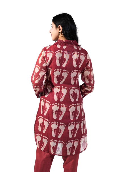 Printed Linen Coord set