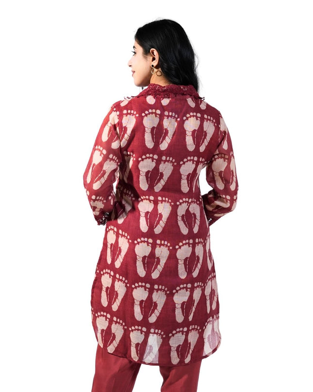 Printed Linen Coord set