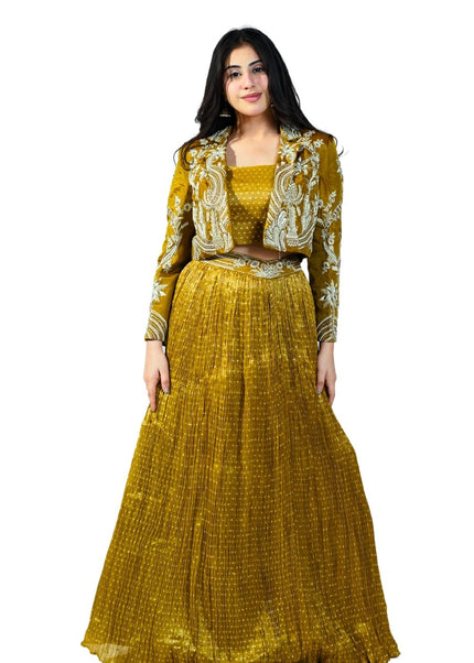 Lehenga with Jacket 3-piece set