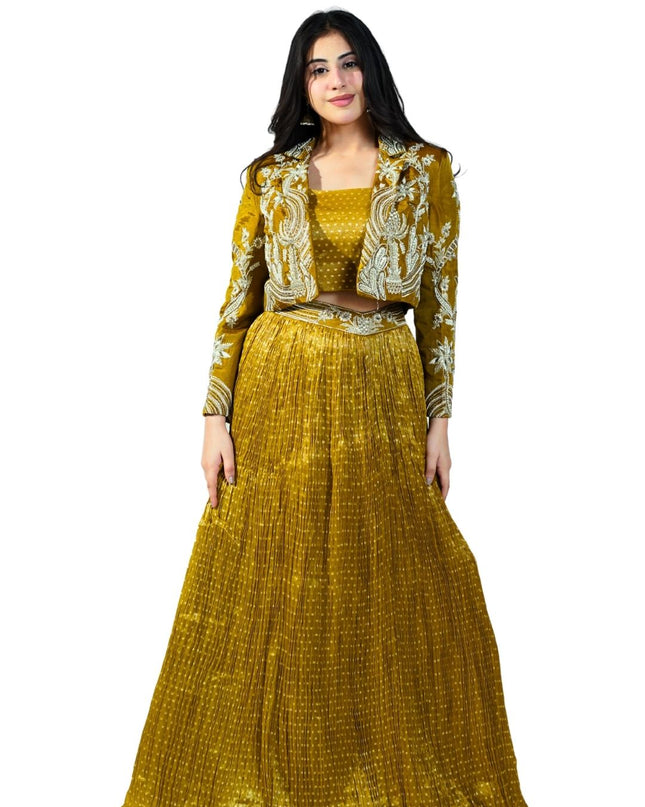Lehenga with Jacket 3-piece set