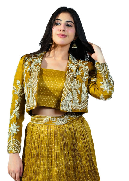 Lehenga with Jacket 3-piece set