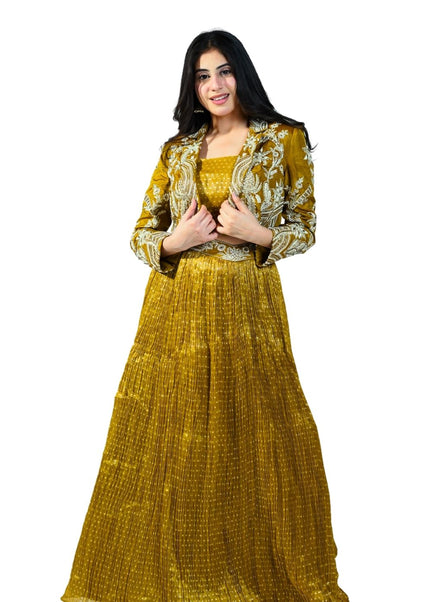 Lehenga with Jacket 3-piece set