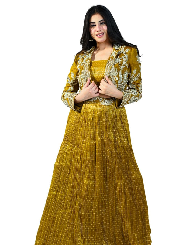 Lehenga with Jacket 3-piece set