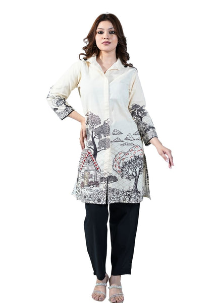 Printed Cotton Coord Set