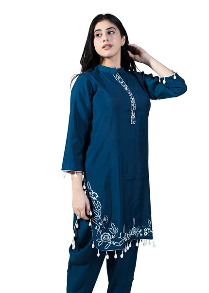 Thread Work Cotton Coord Set