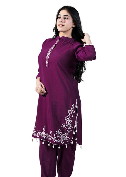 Thread Work Cotton Coord Set