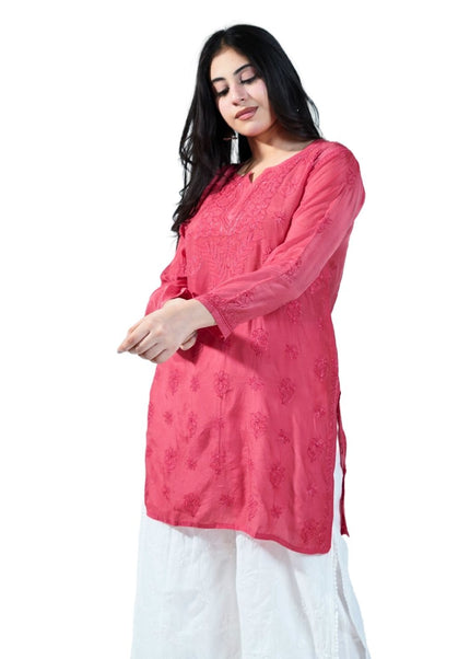 Georgette Lucknowi Kurti