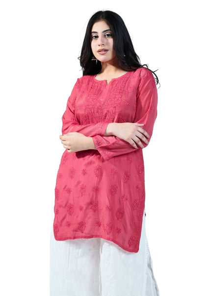 Georgette Lucknowi Kurti