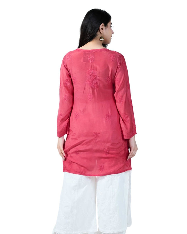 Georgette Lucknowi Kurti
