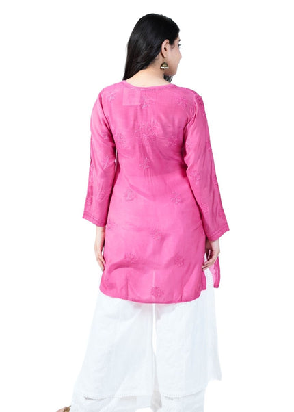 Cotton Muslin Lucknowi Kurti