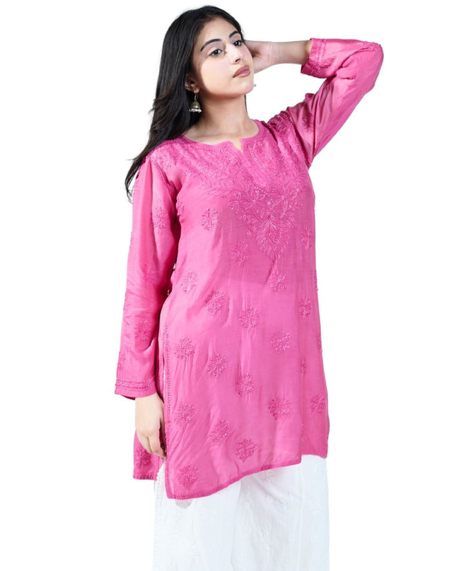 Cotton Muslin Lucknowi Kurti
