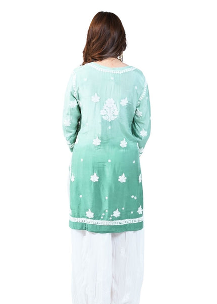 Georgette Lucknowi Kurti