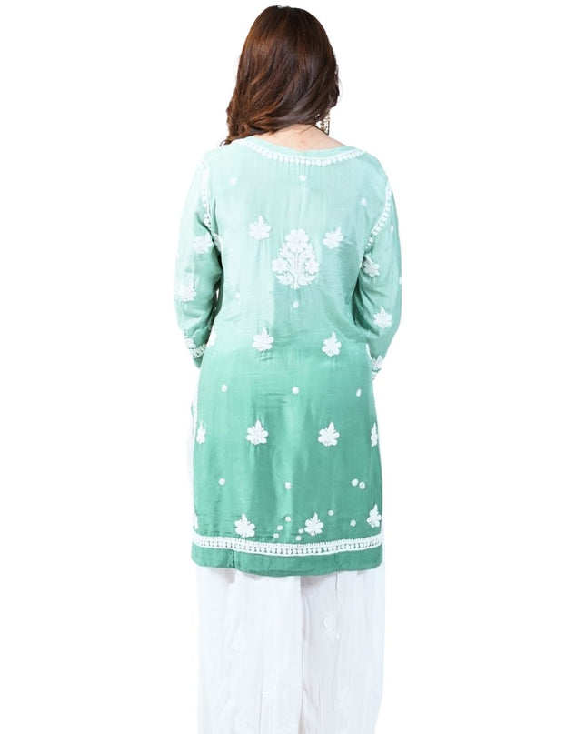 Georgette Lucknowi Kurti