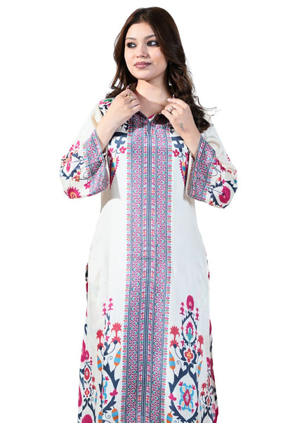 Muslin Print Kurti Set