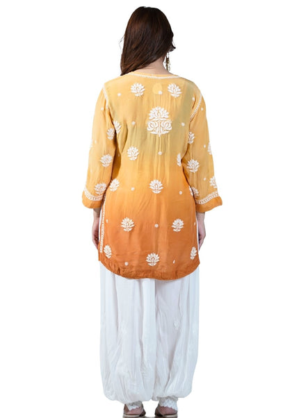 Muslin Cotton Lucknowi Kurti