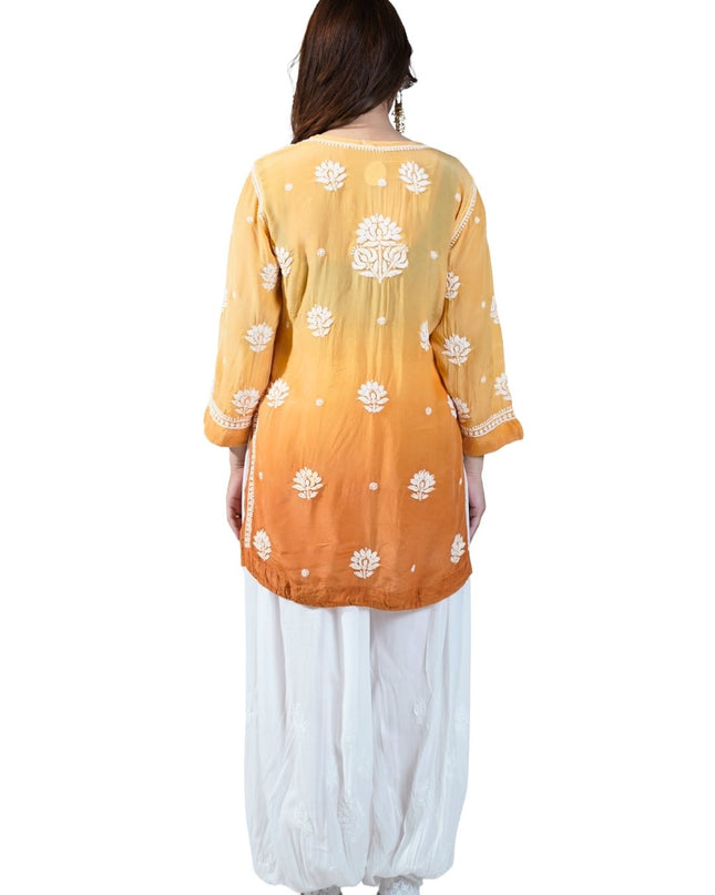 Muslin Cotton Lucknowi Kurti