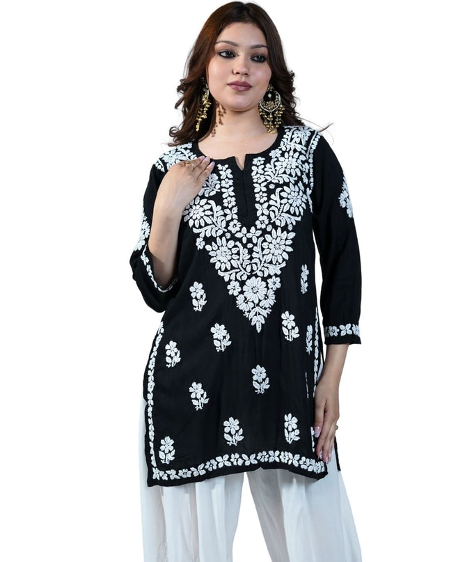 Georgette Lucknowi Kurti