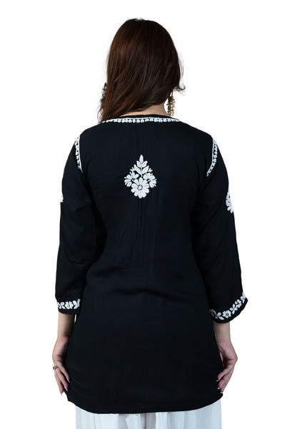 Georgette Lucknowi Kurti