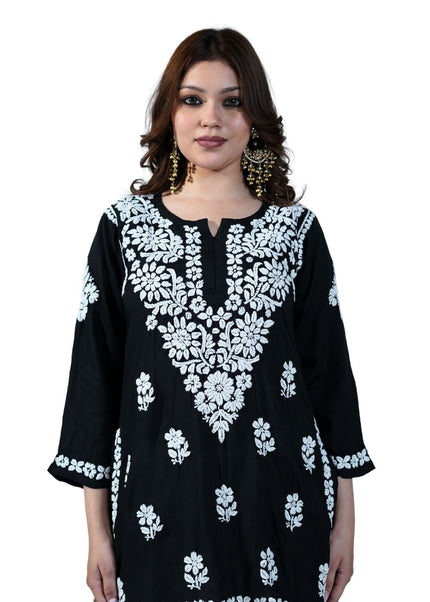 Georgette Lucknowi Kurti