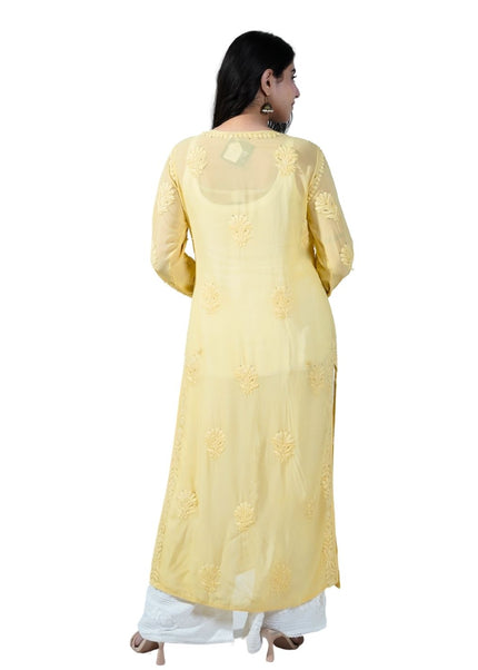 Cotton Georgette Lucknowi Kurti