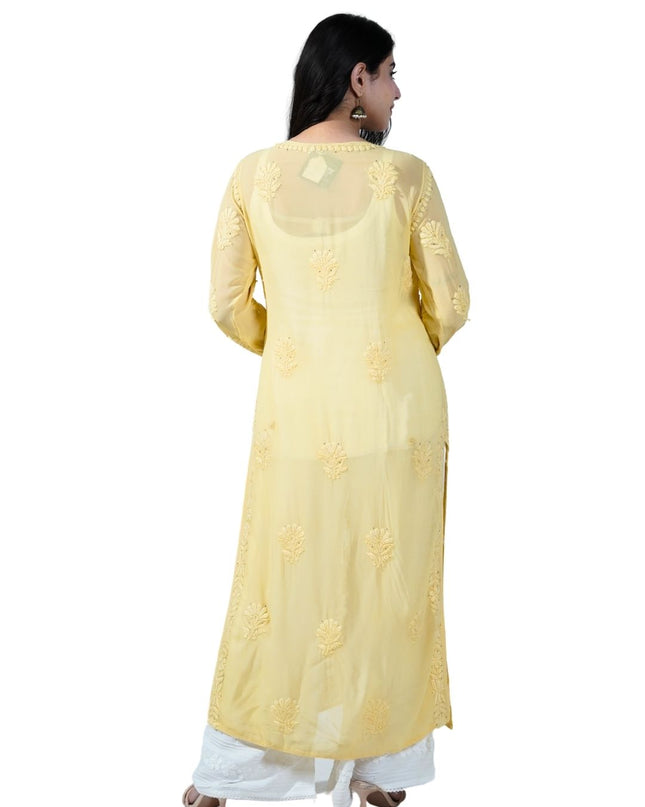 Cotton Georgette Lucknowi Kurti