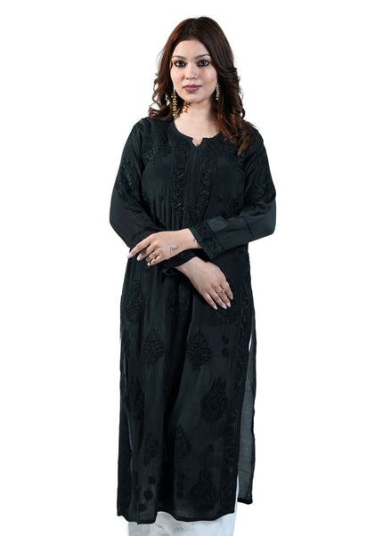 Cotton Georgette Lucknowi Kurti