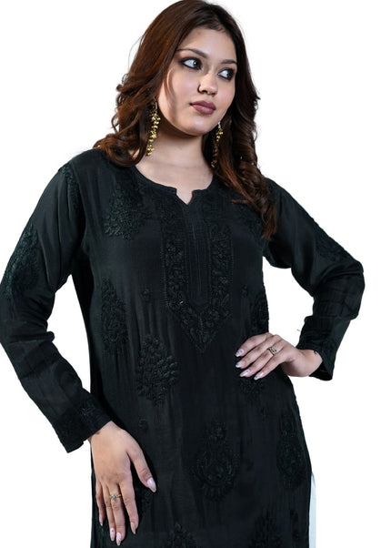 Cotton Georgette Lucknowi Kurti