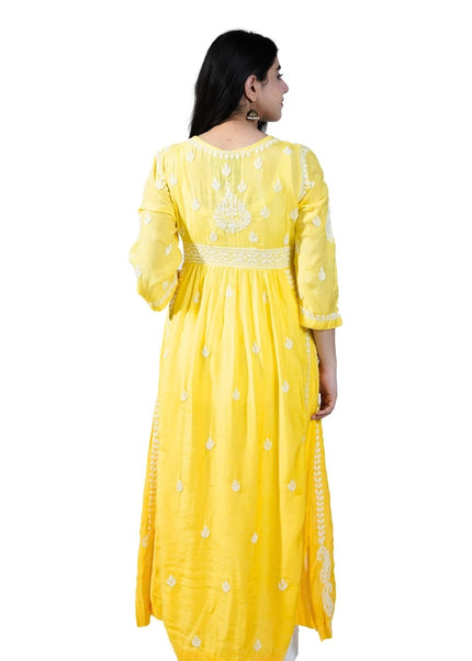 Cotton Georgette Lucknowi Kurti