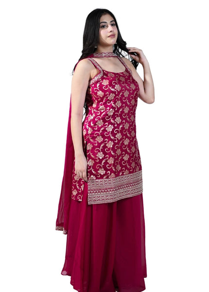 Banarasi Fabric Sharara Set