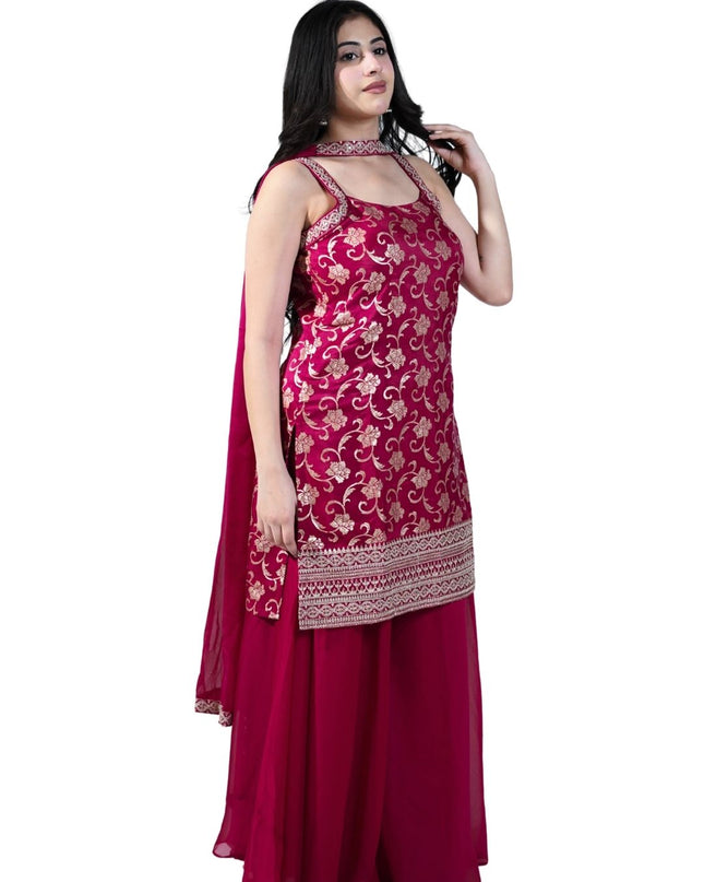 Banarasi Fabric Sharara Set