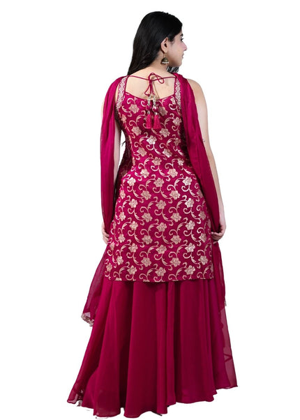 Banarasi Fabric Sharara Set