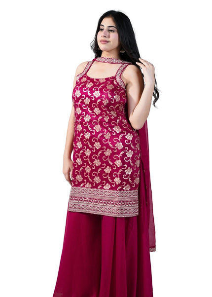 Banarasi Fabric Sharara Set