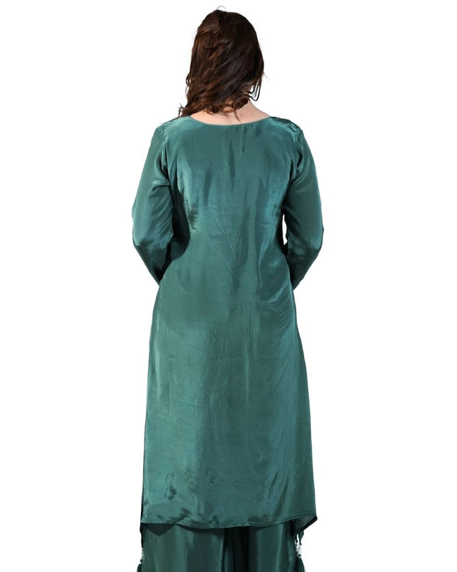 Nulky Work Embroided Muslin Fabric Coord Set